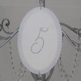 Dalmazio Design Table Sign Hanging - Two Layer Swarovski